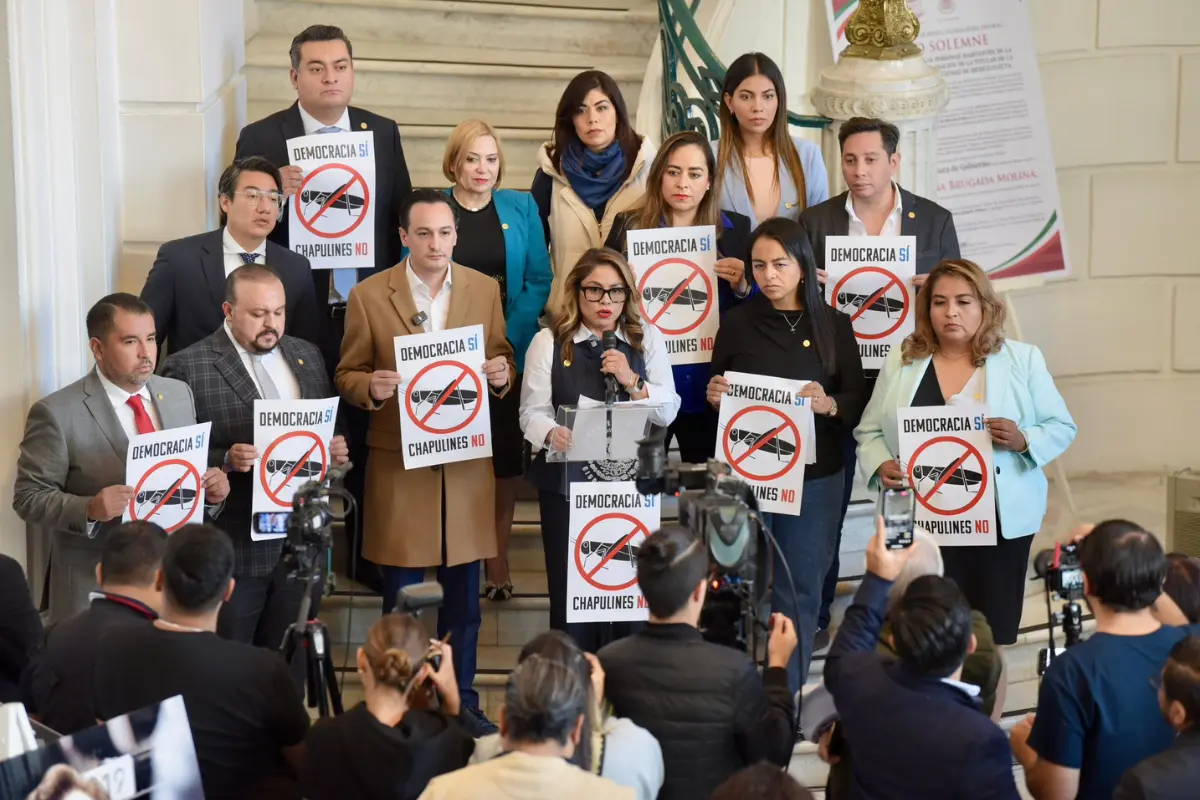 PAN presenta ley Antichapulín. Foto: @marioesanchezf