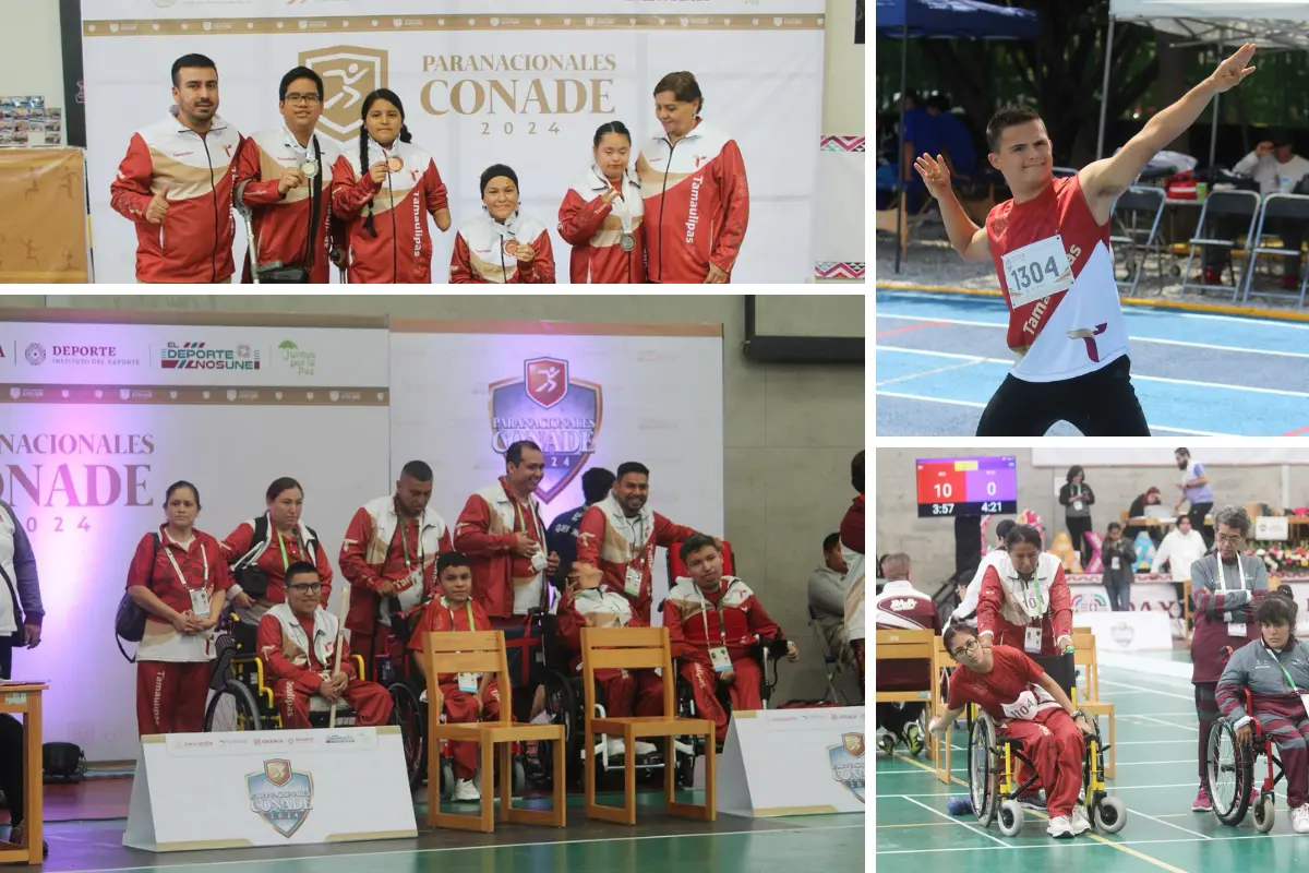 Los paratletas tamaulipecos destacaron en las disciplinas de paratenis de mesa, paranatación, paratletismo y boccia. Foto: Instituto del Deporte de Tamaulipas