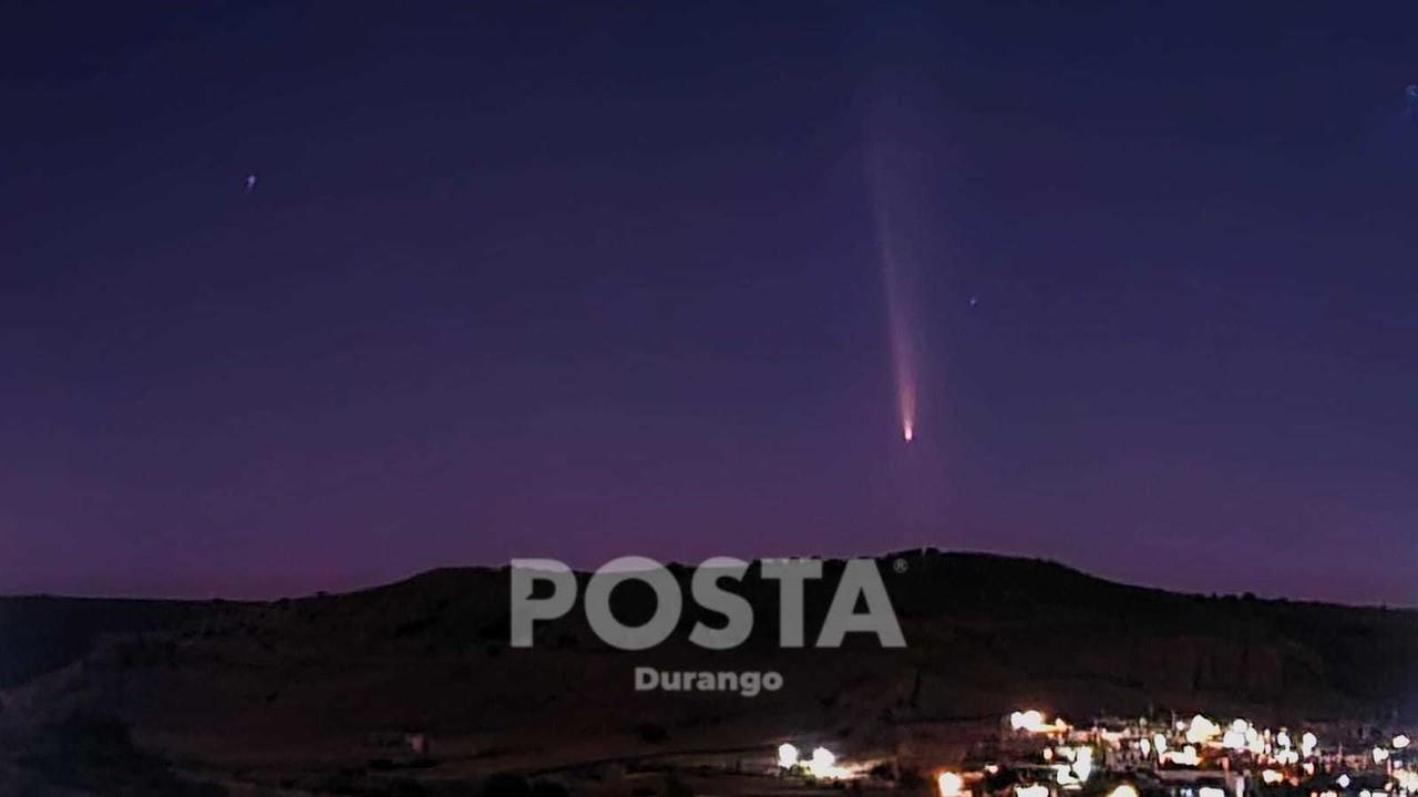 El cometa del siglo (Tsuchinshan–ATLAS) se mantendrá visible en el estado de Durango. Foto: Luis Lozano