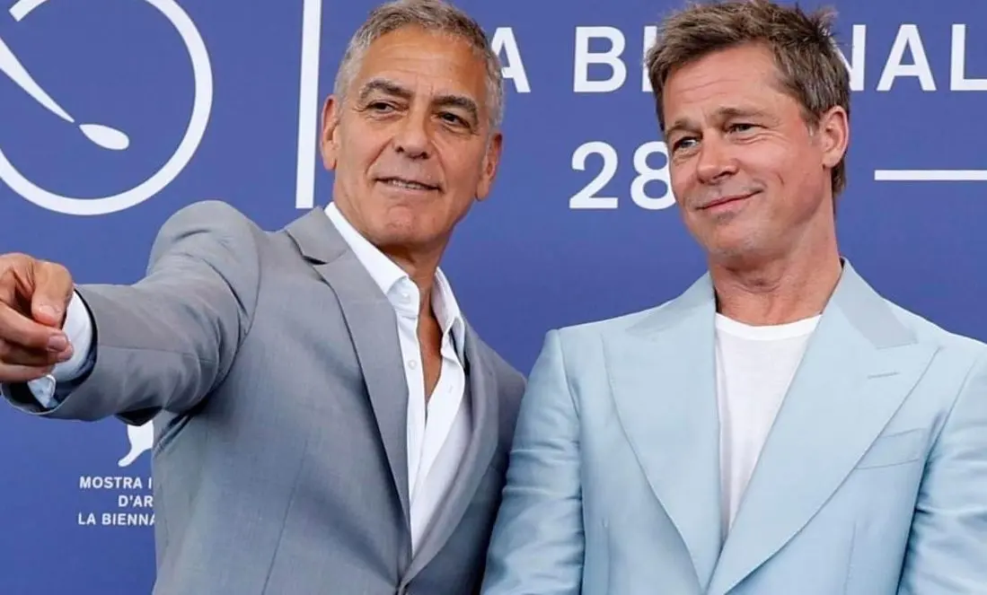 Brad Pitt y George Clooney demuestran ser viejos Lobos de mar en esta película Foto: Redes Sociales