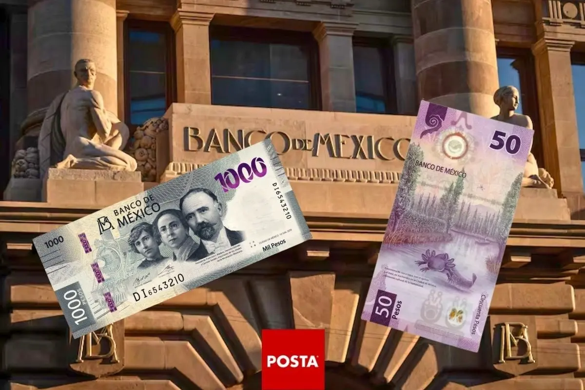 Banxico retirará billetes de 1,000 y 50 pesos Foto: POSTA México