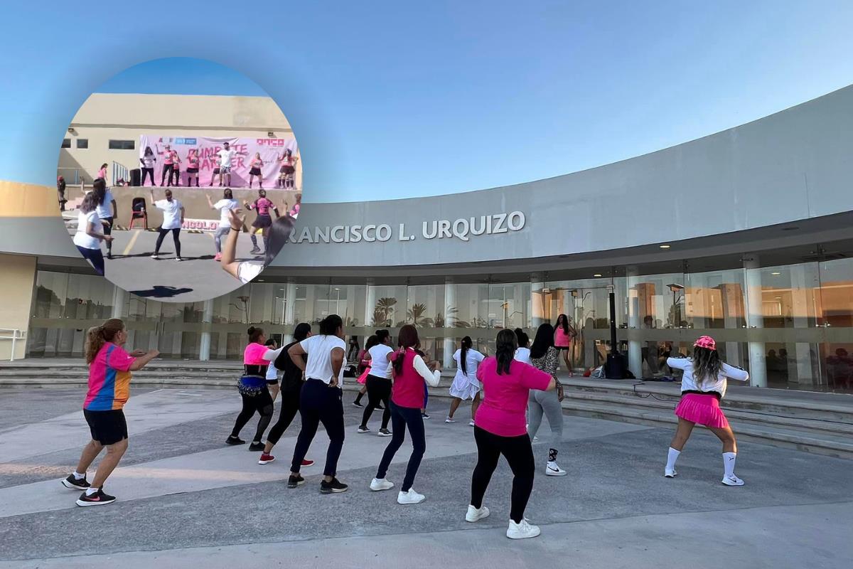 Baile rosa en conmemoración de la lucha contra el cáncer / Foto: Gaspo Dance Fit | Infoteca General Francisco L. Urquizo