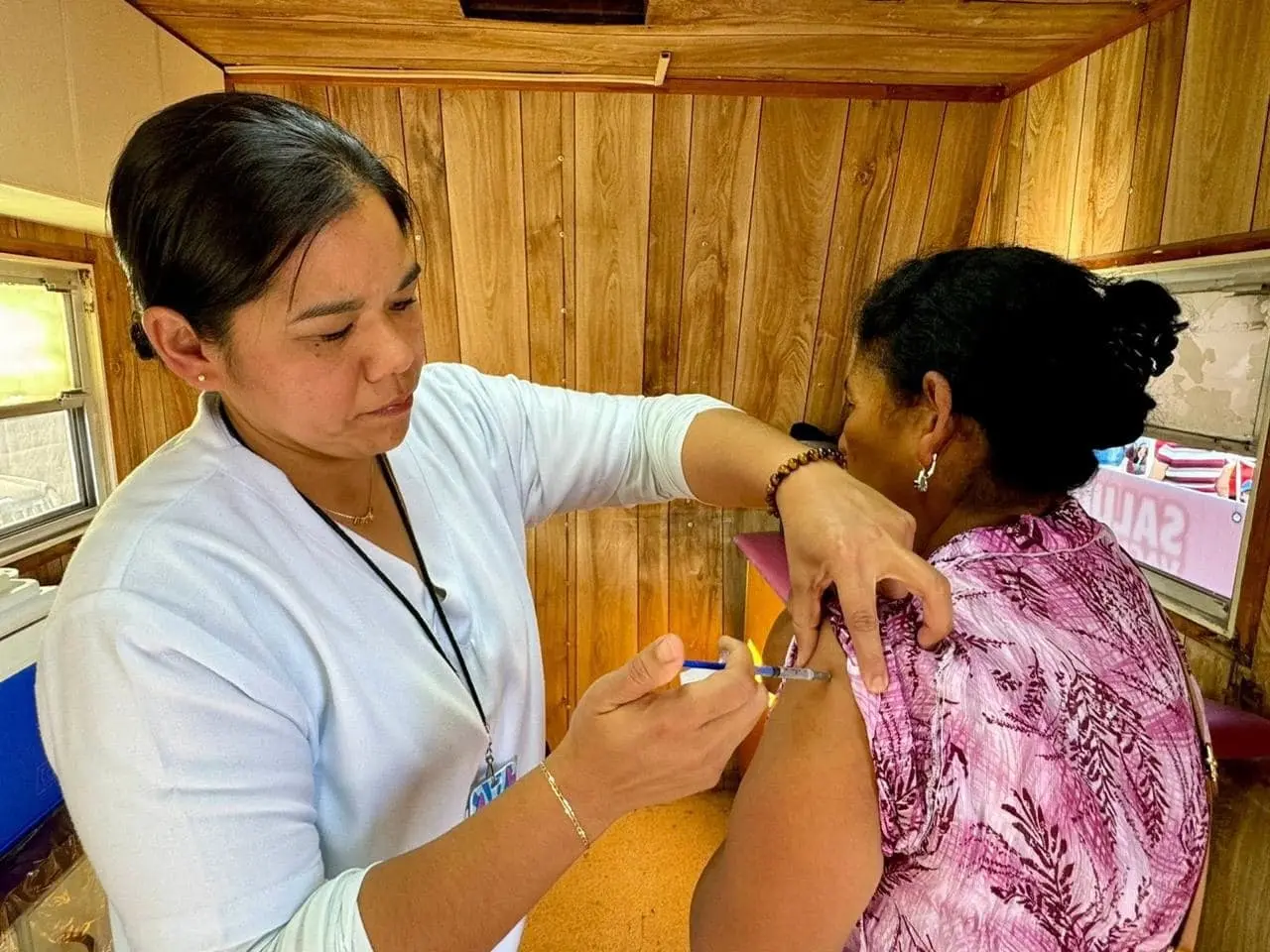 Vacunación Salud Coahuila. Foto de Salud Coahuila.