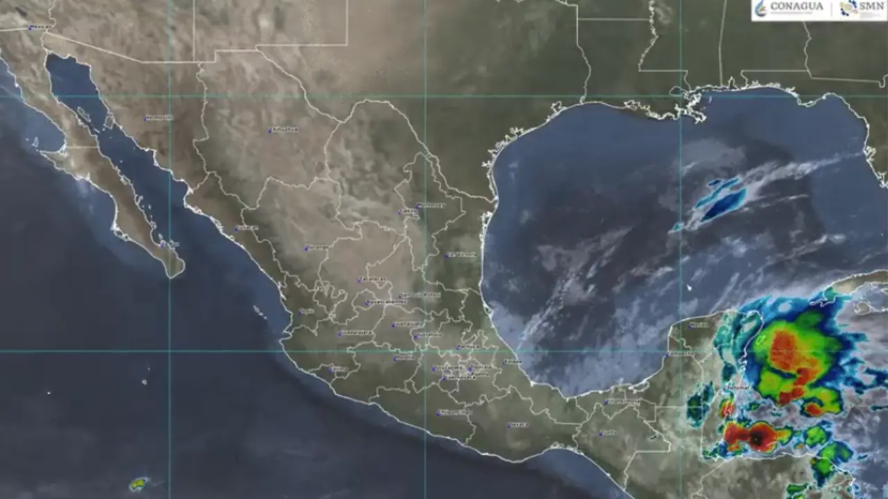 Se esperan lluvias intensas para este fin de semana. Créditos: SMN.