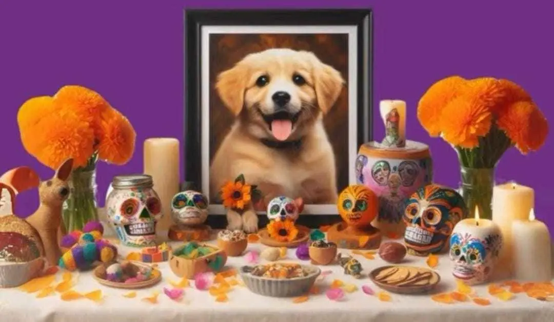 ¡Vuelven nuestros animalitos!: Cómo hacerles un altar en el Día de Muertos. Foto: Delfina Gómez