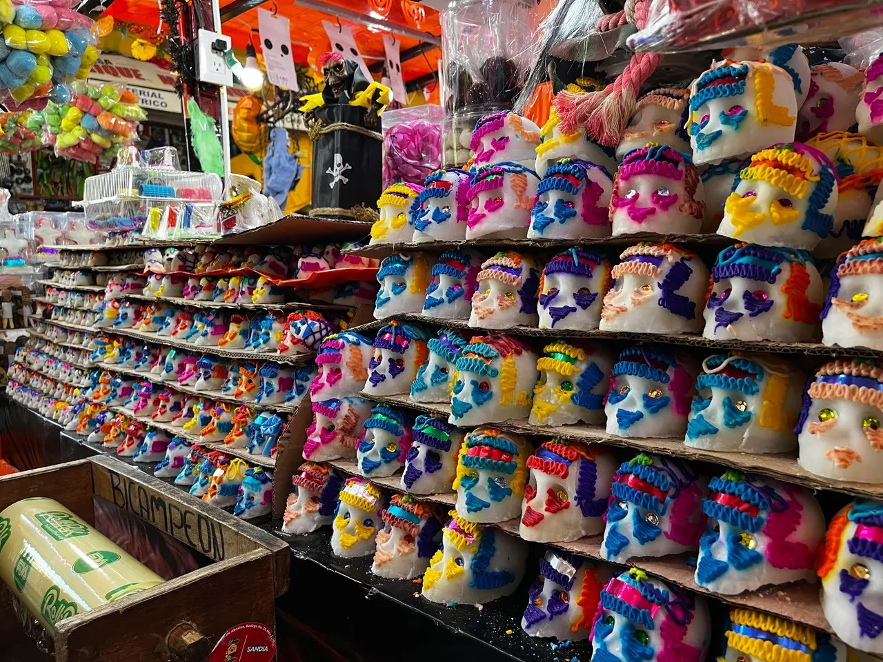 Dulces para el altar del Día de Muertos en Yucatán. Foto: Irving Gil