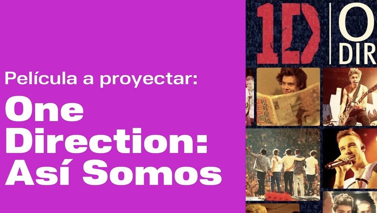 Parque Fundidora proyectará película de One Direction para fanáticos Foto: Redes Sociales