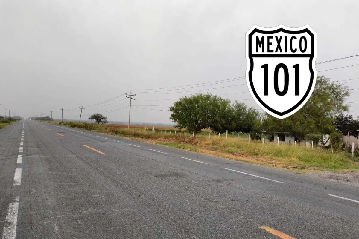 Carretera federal 101, mejor conocida en Tamaulipas como carretera Victoria- Matamoros. Foto: Carlos García