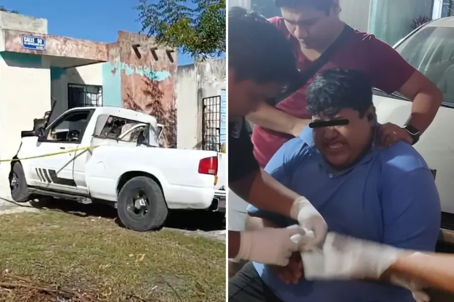 Jornada de accidentes en Yucatán deja como saldo tres lesionados