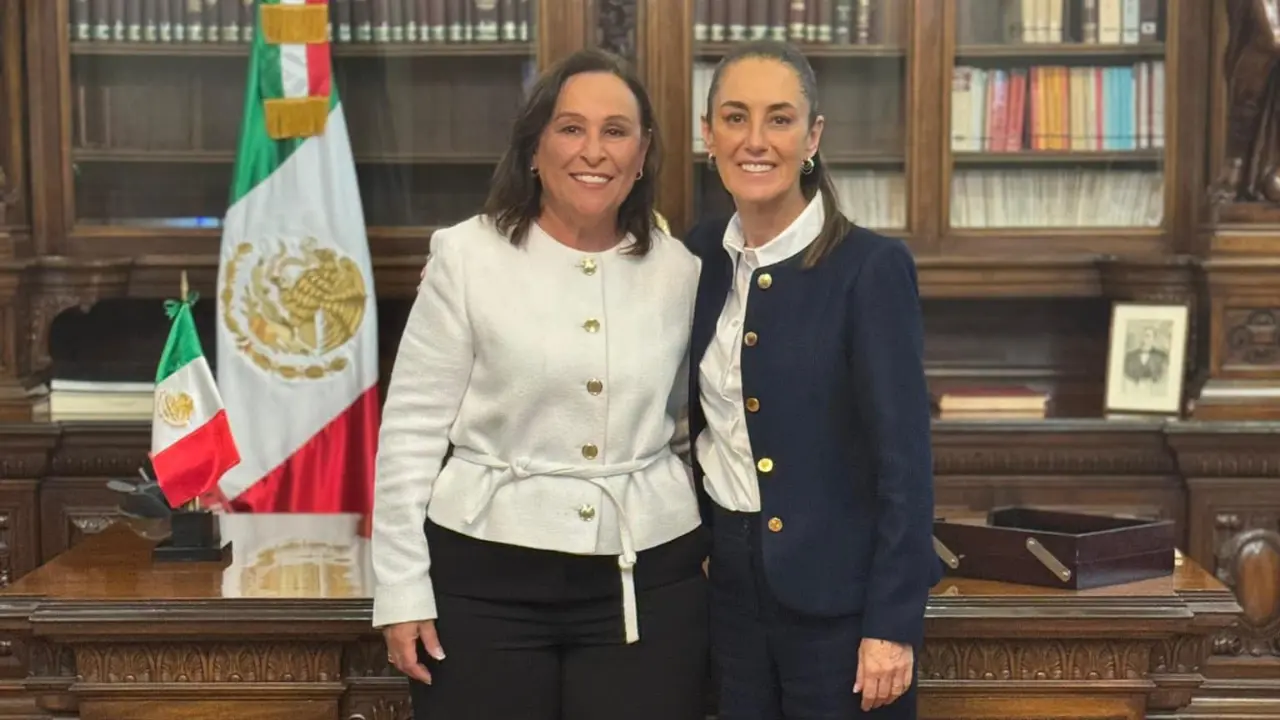 Presidenta Claudia Sheinbaum y la gobernadora  Rocío Nahle García. Créditos: FB rocionahle.