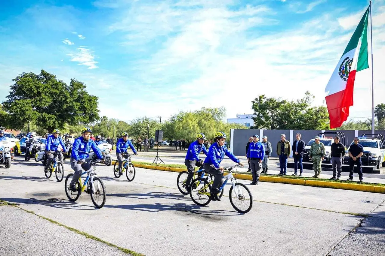 Operativo incluye vigilancia, módulos y control vial. Foto: Gobierno de Monterrey.