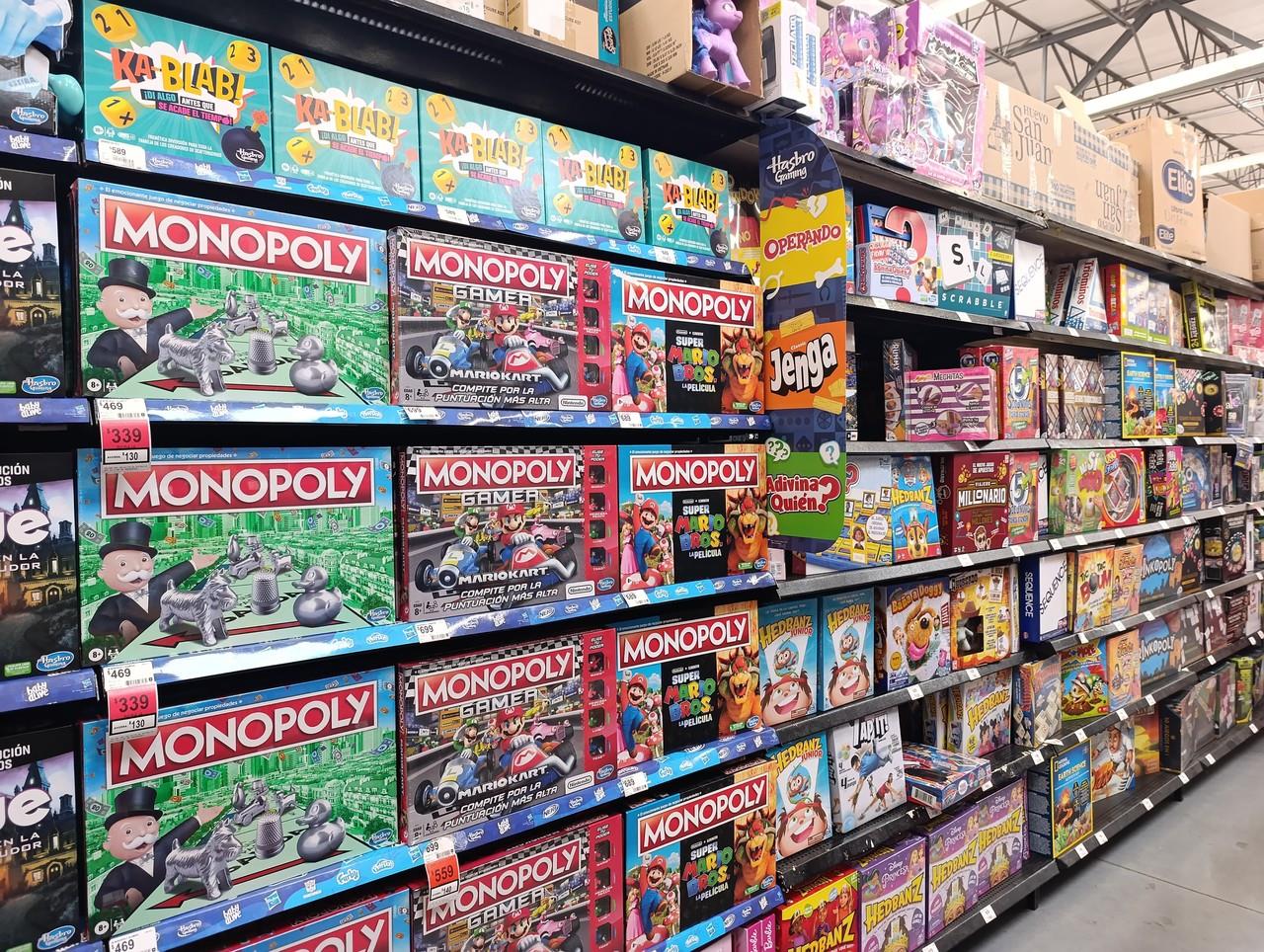 Foto en sección de juegos de mesa en supermercado. Foto: Victoria Jiménez