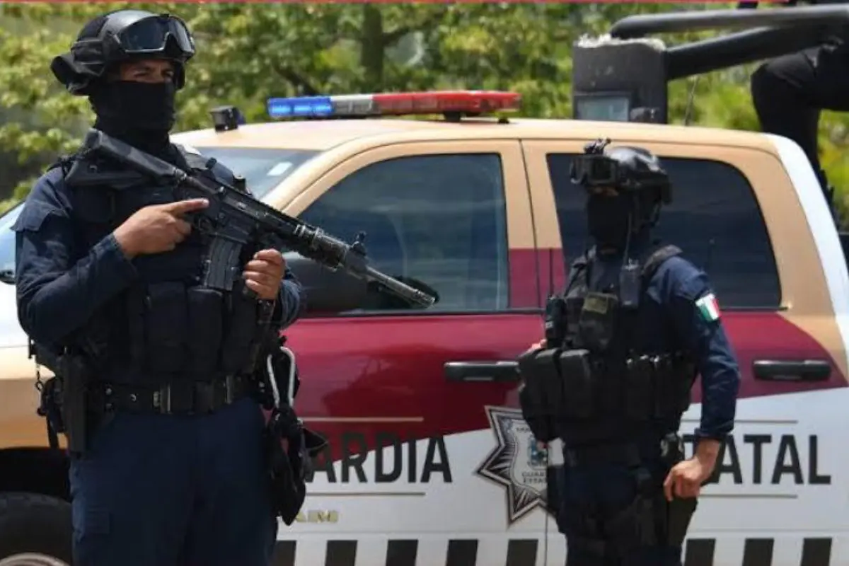 Elementos de la Guardia Estatal, responsable de la seguridad en Tamaulipas. Foto: SSPT