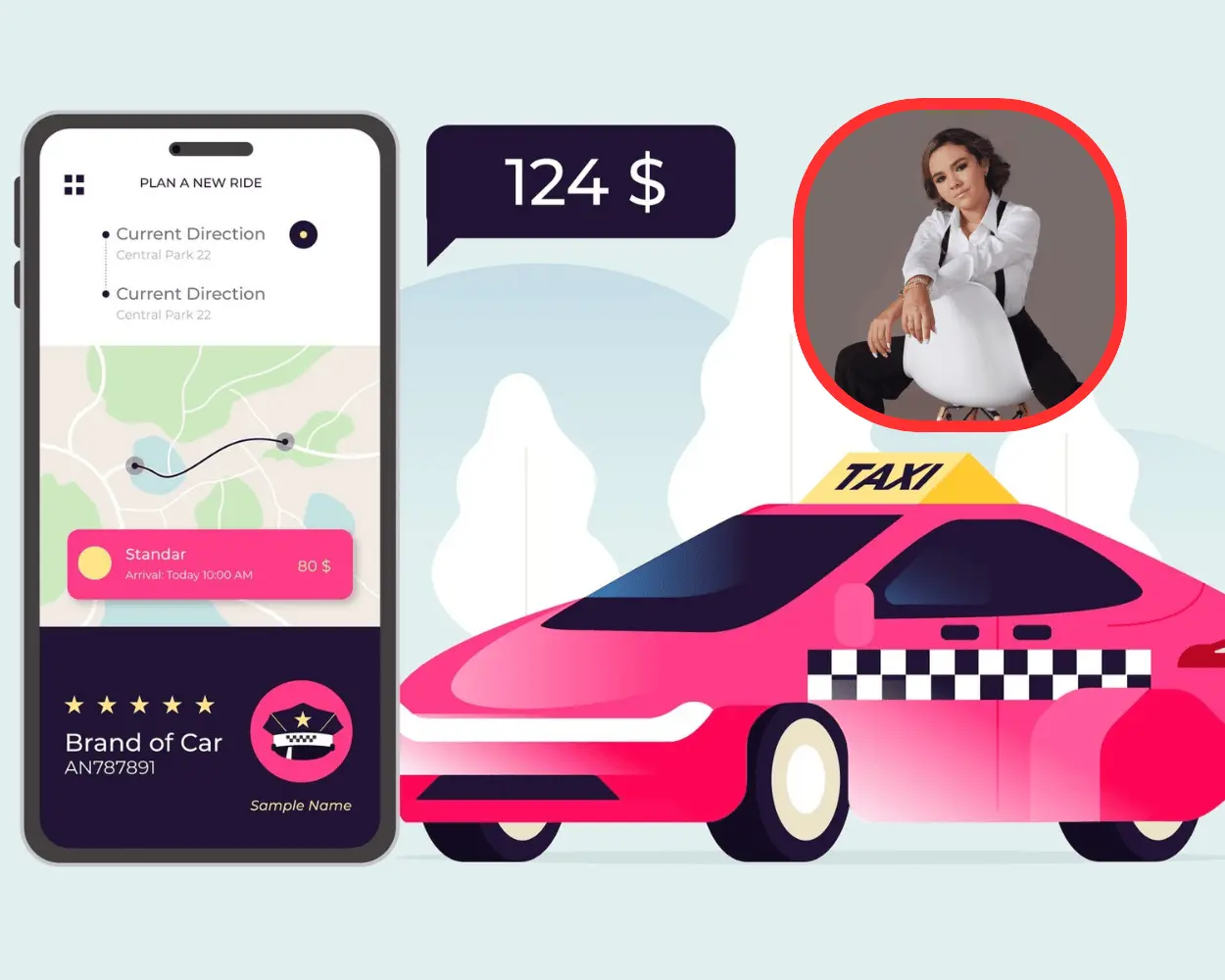 El Taxi Rosa no solo es una respuesta a los crecientes problemas de seguridad en la región, sino también una muestra del compromiso de jóvenes como Adriana, quienes buscan aportar soluciones prácticas a problemáticas locales. Foto: Freepik