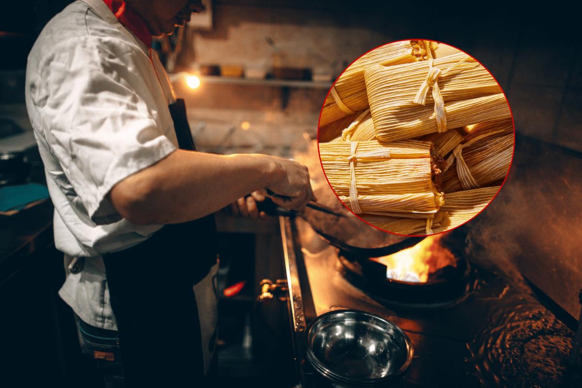 Elige buenos ingredientes: Usa caldo de pollo casero para un sabor más auténtico en la masa. Foto: Canva.