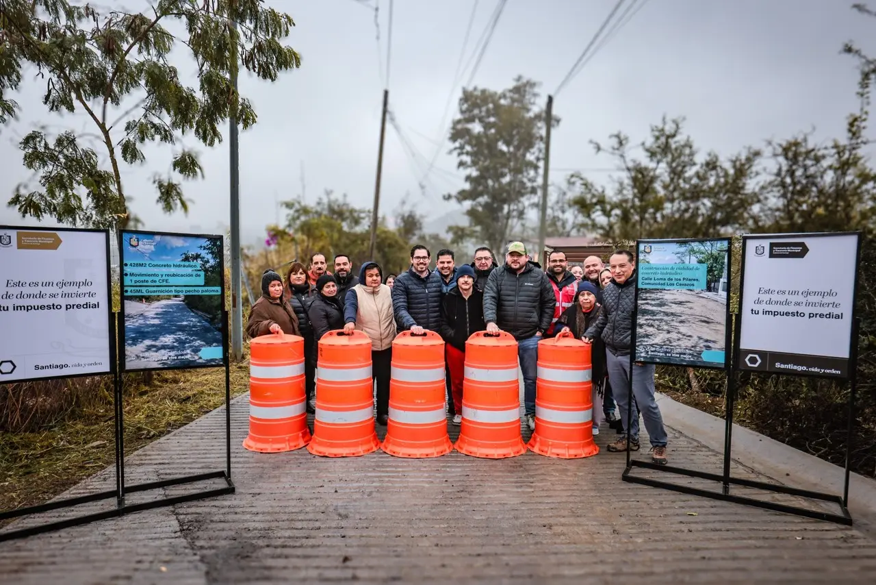 El proyecto garantiza un acceso más seguro y cómodo para los residentes de la comunidad. Foto: Gobierno de Santiago.