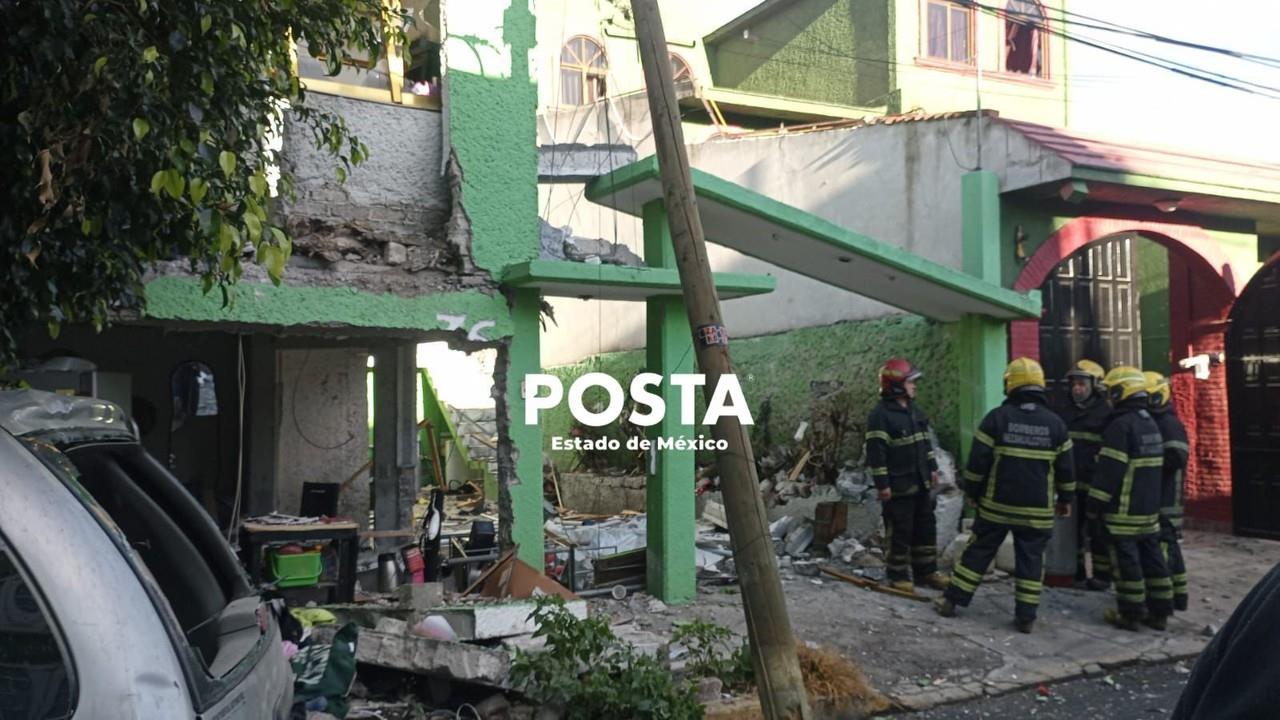 Explosión en Nezahualcóyotl deja 9 viviendas dañadas. Foto: POSTA