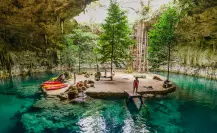 Conoce el único cenote de Yucatán con una isla adentro, dónde está y cómo llegar