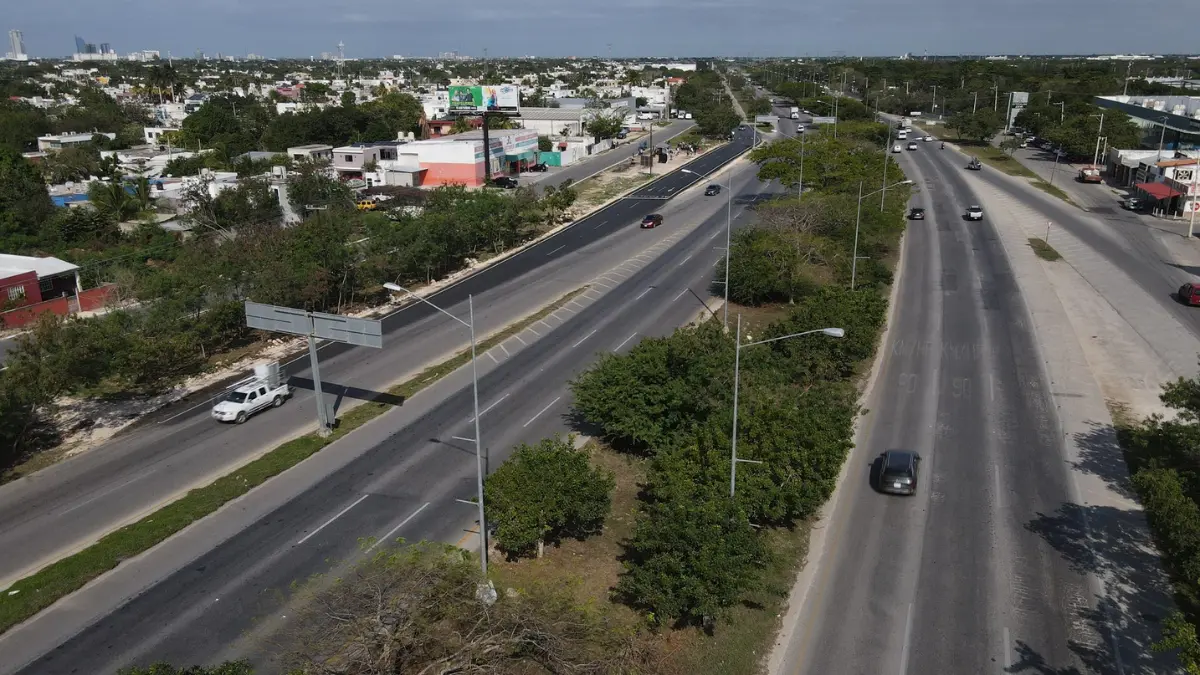 Esta obra mejora la movilidad para miles de personas que transitan por esa vía Foto: Gobierno de Yucatán