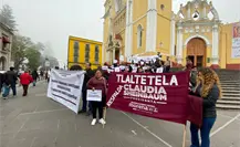 Se manifiestan contra Donald Trump y su política migratoria en Xalapa