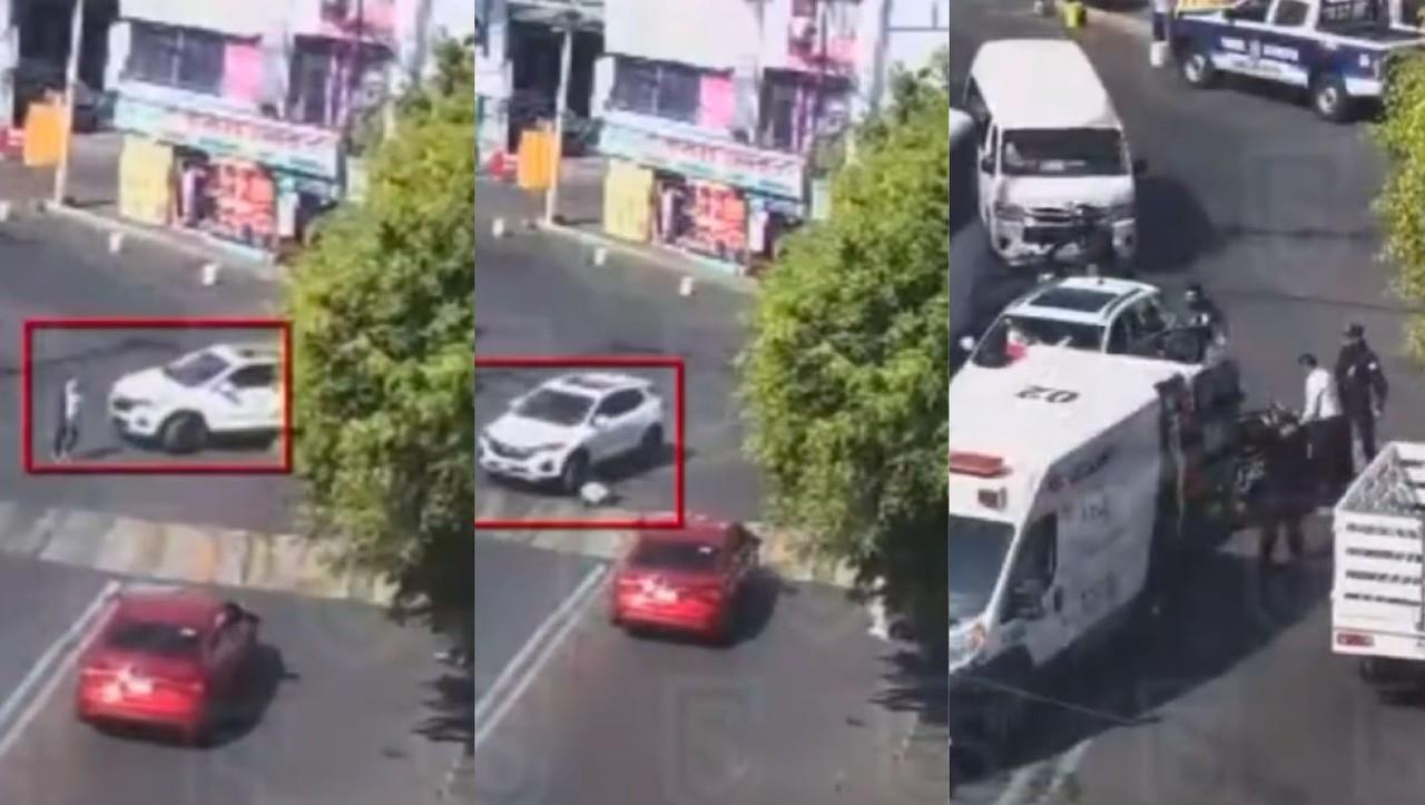 VIDEO| Atropellan a una persona en Naucalpan, captan accidente. Foto: @SoyNaucalpan