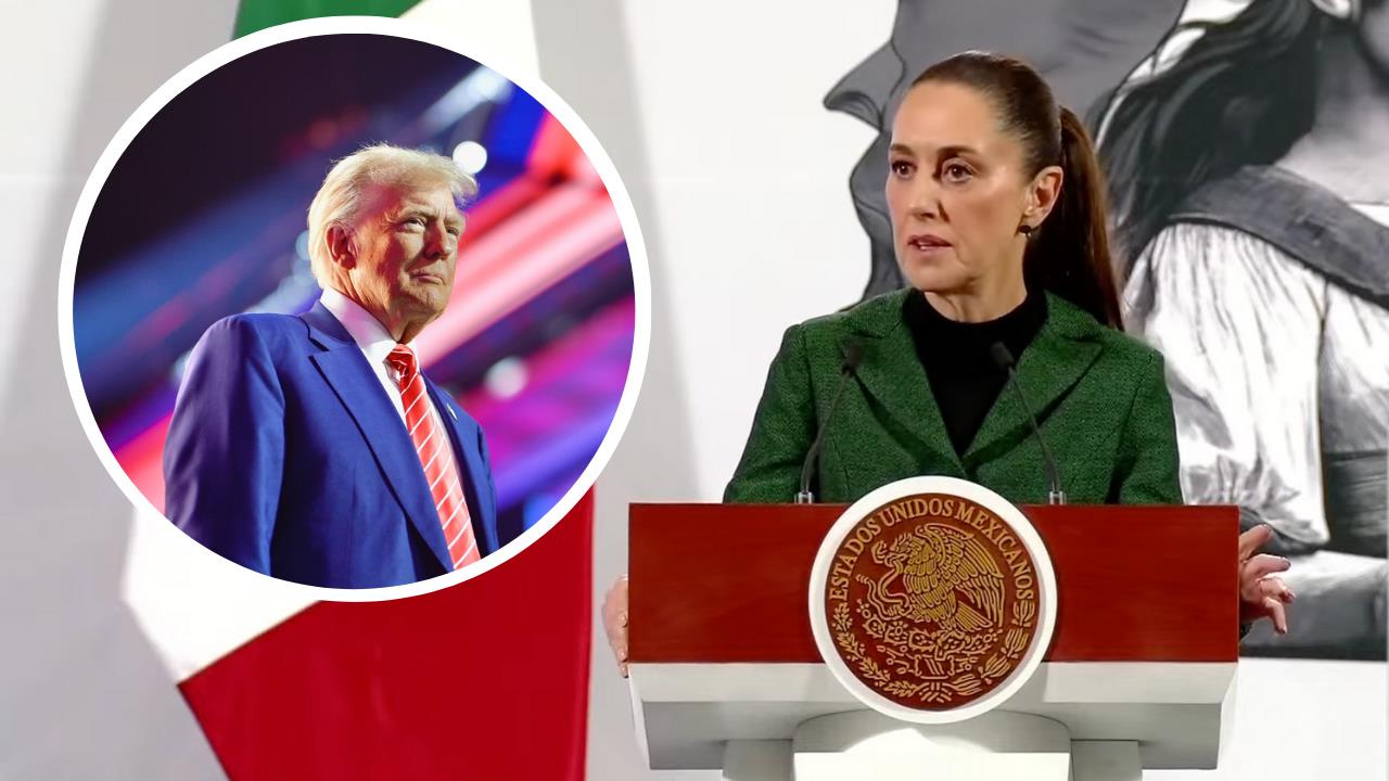 Donald Trump y Claudia Sheinbaum. Foto: Facebook (Donald J. Trump) / Captura de pantalla (YouTube/Gobierno de México)