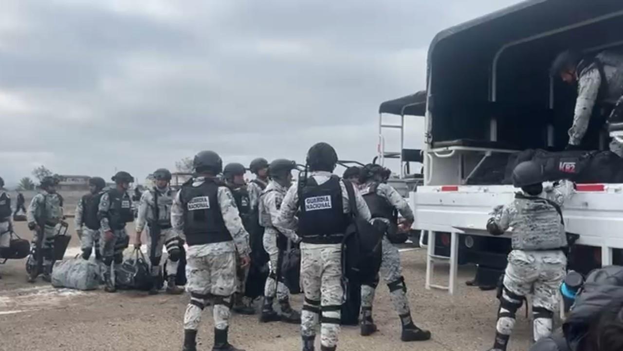 Refuerzan la frontera: Llegan 500 elementos de la Guardia Nacional a Baja California. Foto: Said Rodríguez.