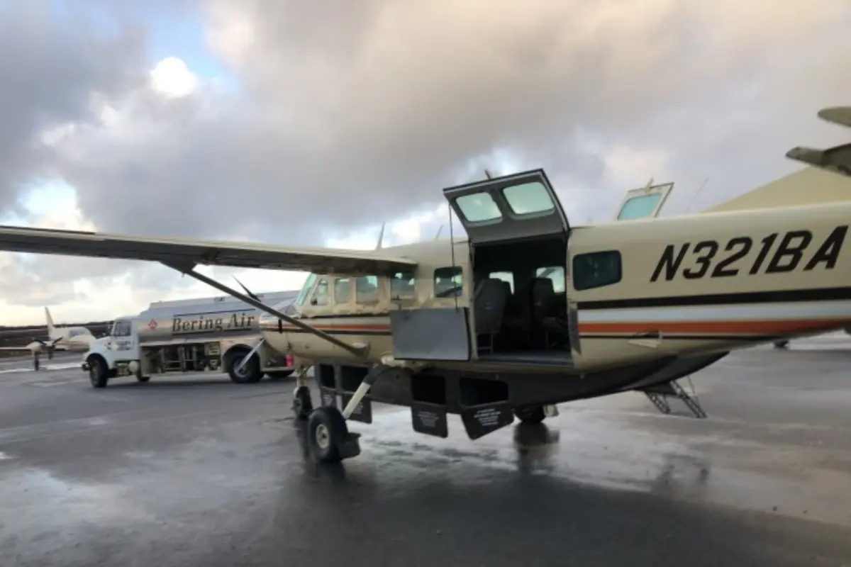 En el avión viajaban 9 pasajeros y 1 piloto. Créditos: X (@SLCScanner).