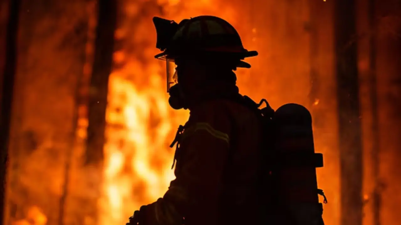 Bomberos de Polotitlán arribaron al predio incendiado, ubicado en la colonia El Álamo, para sofocar las llamas. Foto: Freepik.