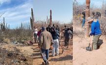 Encuentran 7 fosas clandestinas en La Paz durante jornada de búsqueda