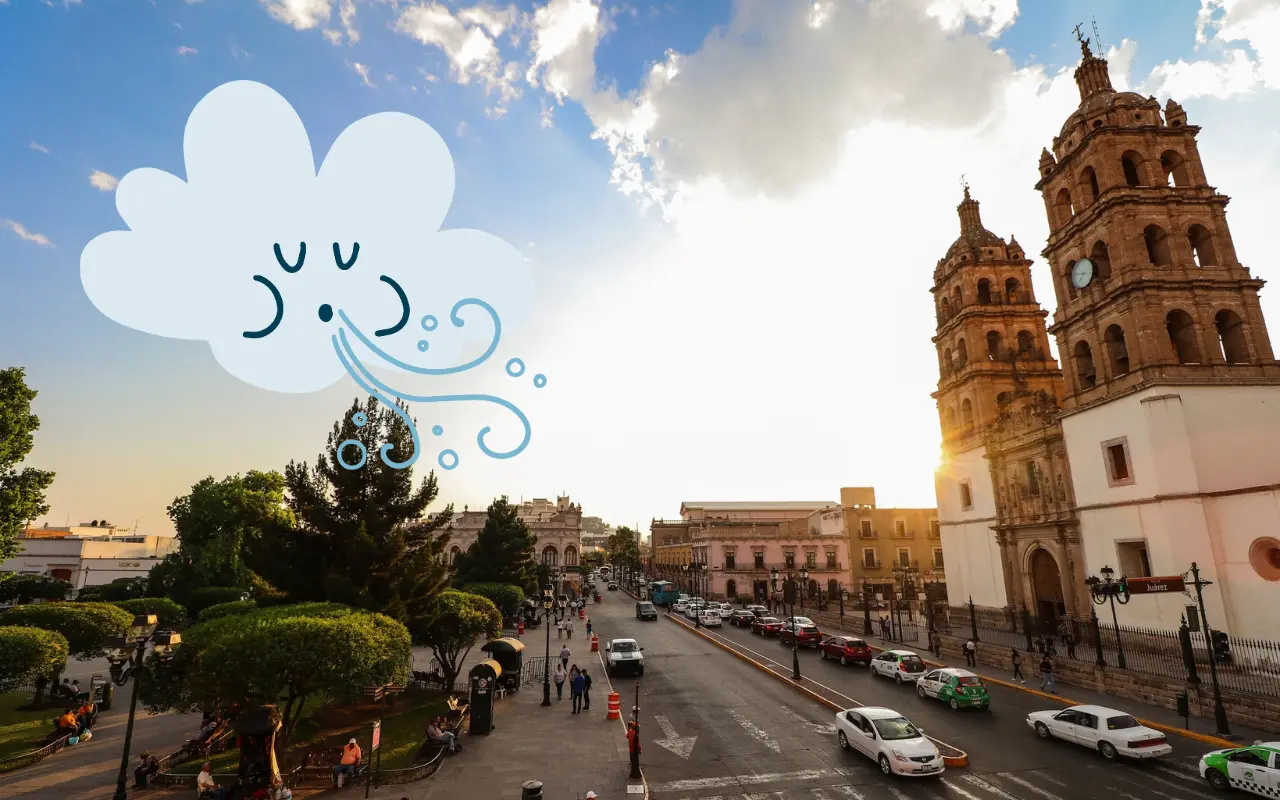 Se espera que con la entrada del nuevo Frente Frío se tenga presencia de fuertes vientos. Foto: Facebook Turismo Durango.