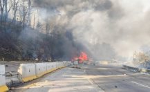 Accidente en la carretera México-Puebla deja cinco muertos y dos heridos