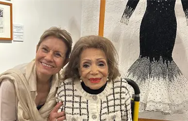 María Victoria reaparece en público previo a su cumpleaños 98