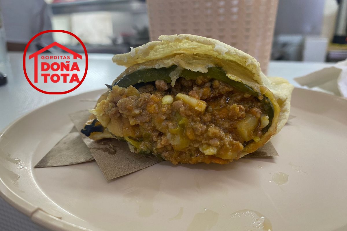 ¡Qué esperas para ir a degustar de las nuevas gorditas de Doña Tota! | Foto: Sanju Pineda