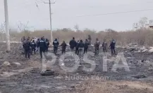 Fiscalía de Nuevo León busca restos humanos en zona baldía entre Escobedo y El Carmen