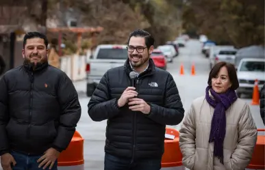 Mejoran vialidades en Santiago  con obras de concreto hidráulico