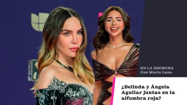 ¿Belinda Y Ángela Aguilar Juntas en Alfombra Roja?