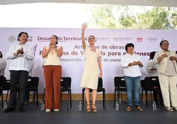 Claudia Sheinbaum inicia construcción de 13 mil viviendas en Colima