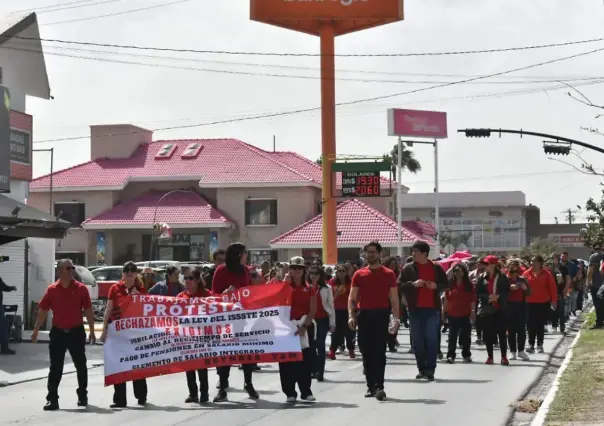 Los docentes de Reynosa se unen al paro de actividades contra la Ley del ISSSTE