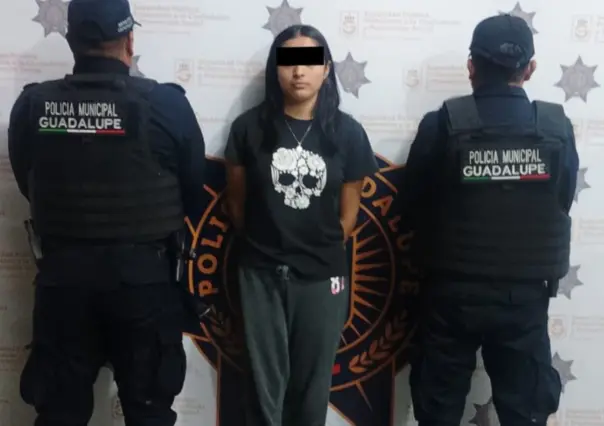 Policía de Guadalupe detiene a jovencita por amenazas dentro de su hogar