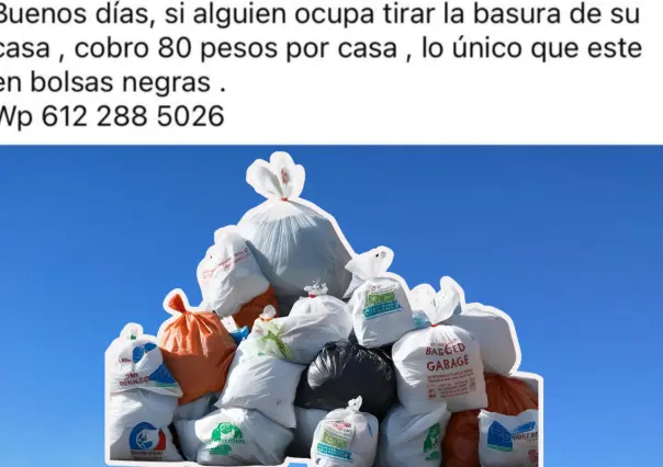 Tras paro en recolección de basura, ciudadano ofrece este servicio: ¿A cuánto?
