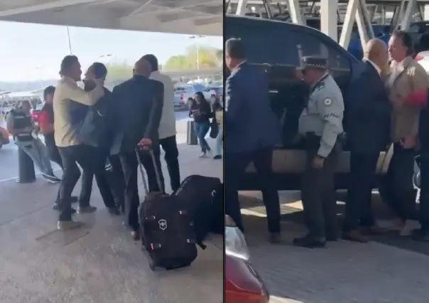 Encontronazo de Javier Corral con el empresario Eduardo Almeida en aeropuerto de Chihuahua
