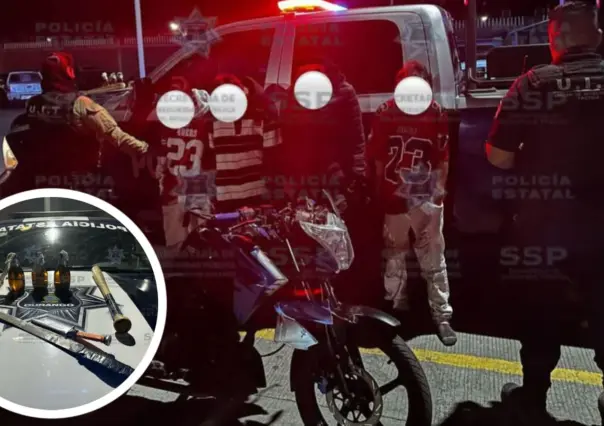 Operativo Dragón: detienen a tres menores con bombas Molotov y varias armas