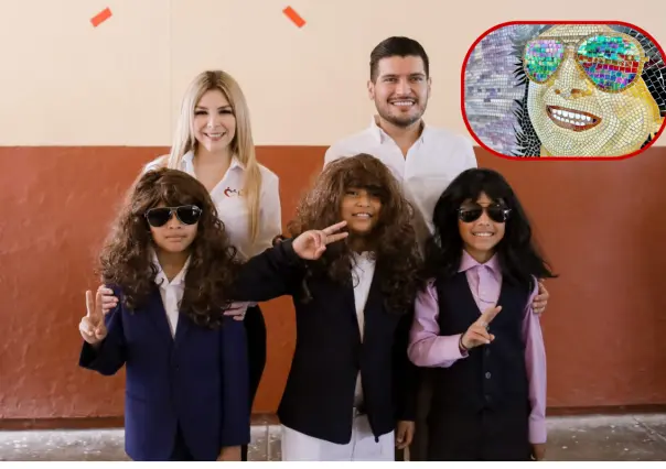 Matamoros realiza homenaje a Rigo Tovar en la escuela primaria en la que estudió