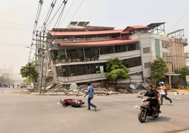 Ascienden a 1,644 muertos por terremoto de 7.7 en Myanmar