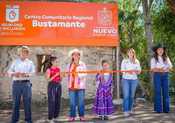 Martha Herrera inaugura Centro Comunitario en Bustamante, Nuevo León