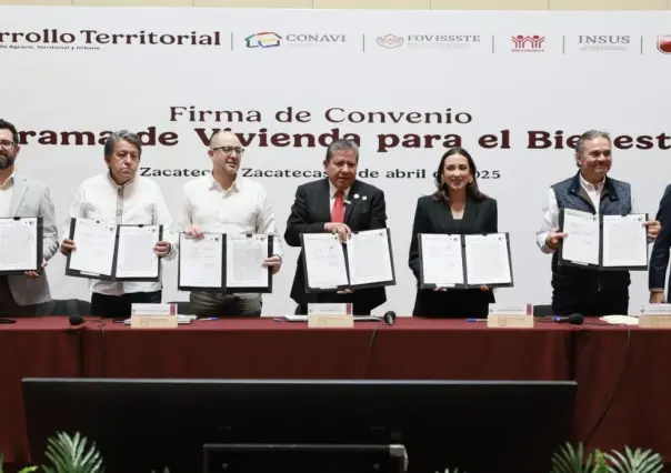 Sedatu firma convenio para construir 22 mil viviendas en Zacatecas