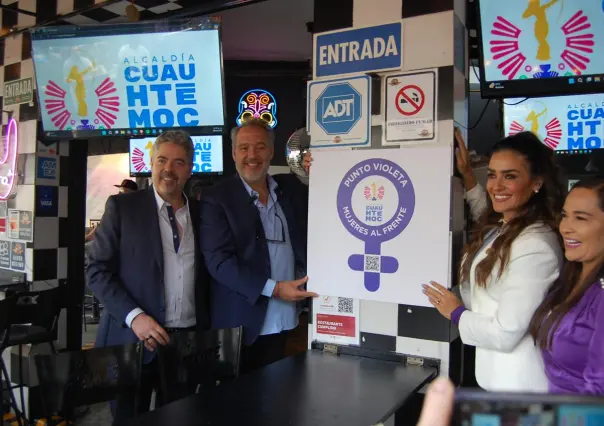 Restauranteros de la Hipódromo Condesa instalan puntos Violeta 