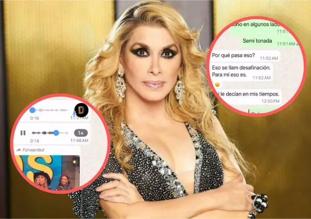 Filtran audios de Dulce criticando a Alicia Villarreal por su forma de cantar: "Eso se llama desafinación, para mí eso es"