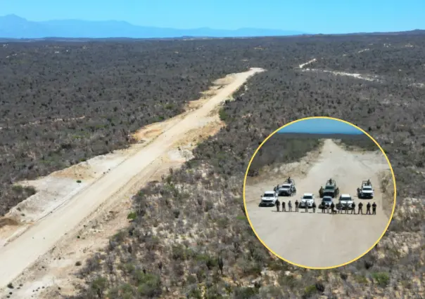 FGR localiza pista clandestina con hidrocarburos y armamento en San José del Cabo